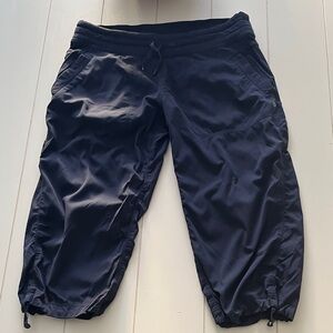 **3 for $30** Lululemon Navy Capri Jogger Pants, Drawstring Waist, Size 10